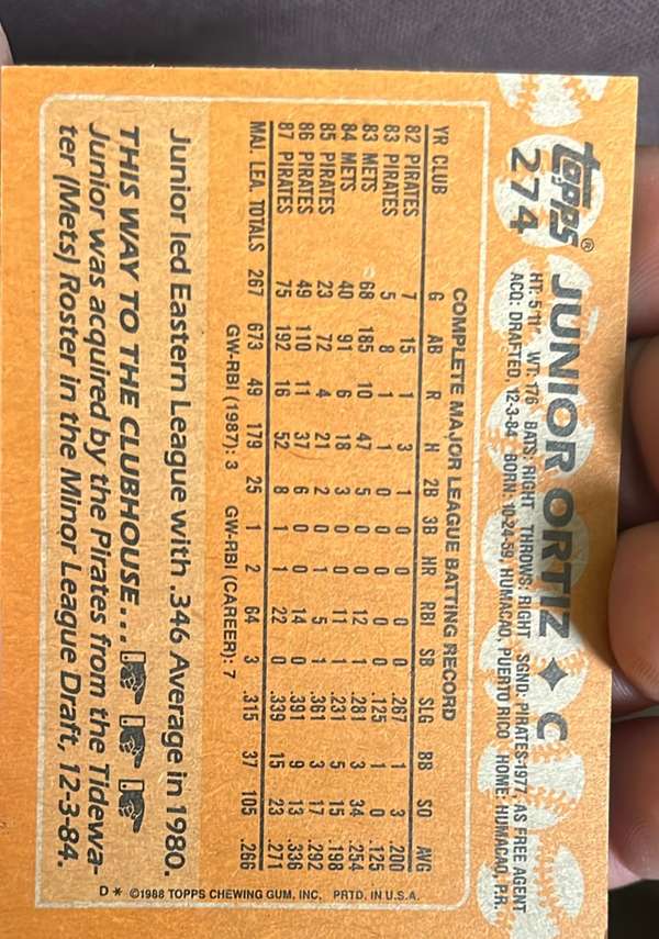 Card back