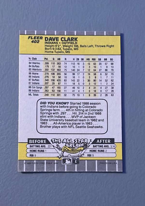 Card back
