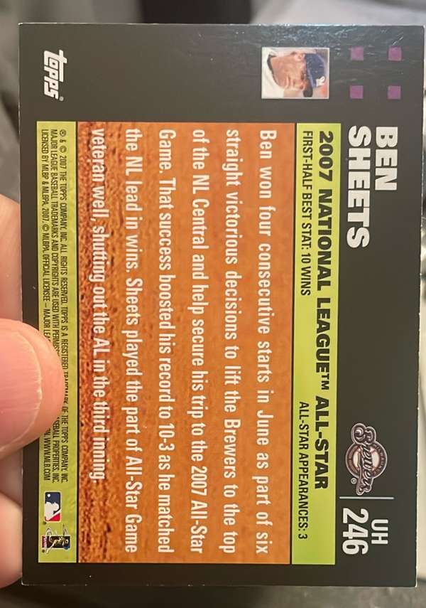 Card back