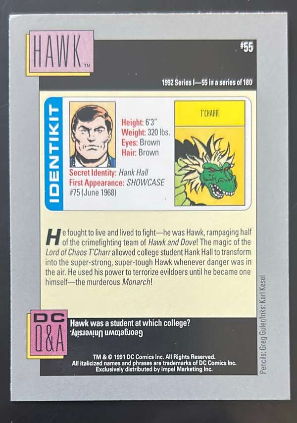 Card back