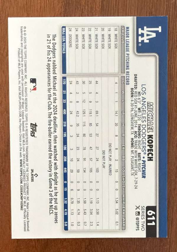 Card back