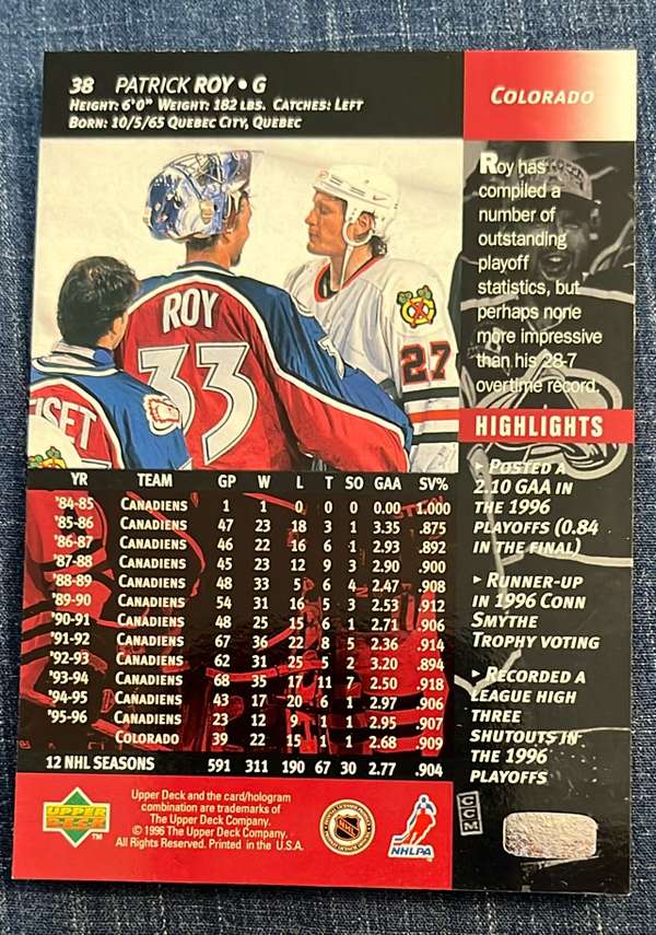 Card back