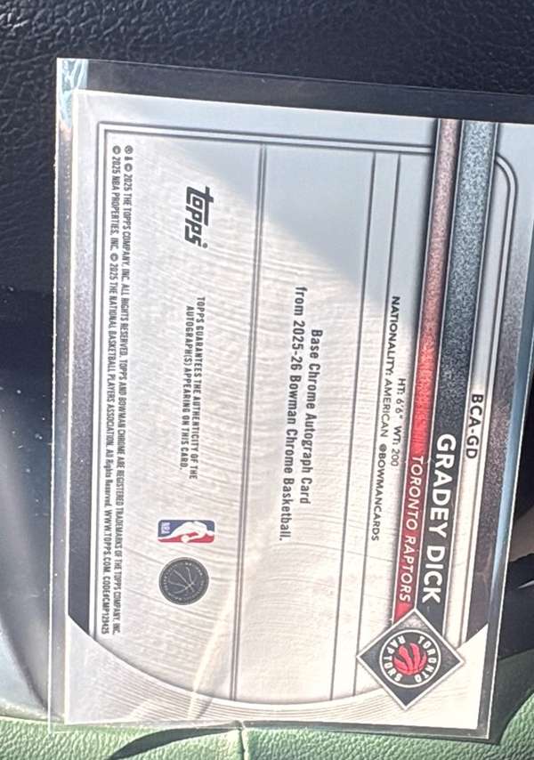 Card back