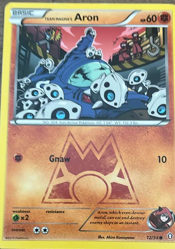 Team Magma's Aron