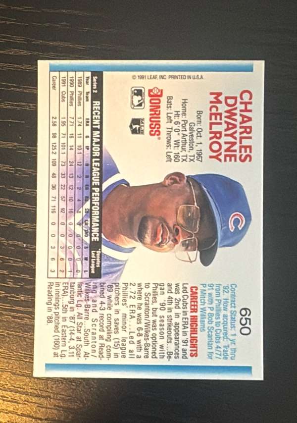 Card back