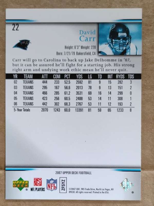 Card back