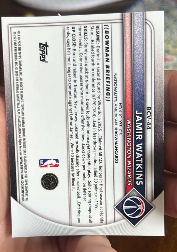 Card back