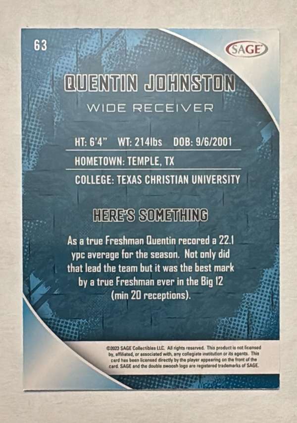Card back
