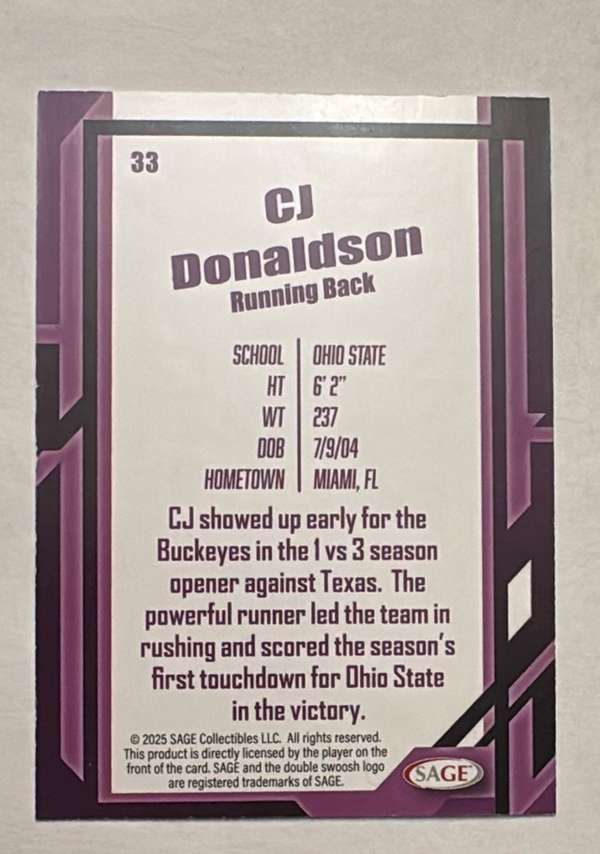 Card back