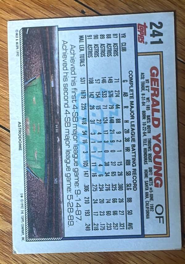 Card back