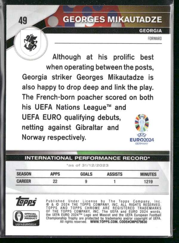 Card back