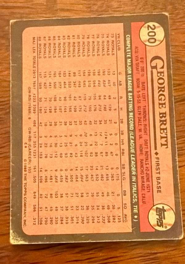 Card back