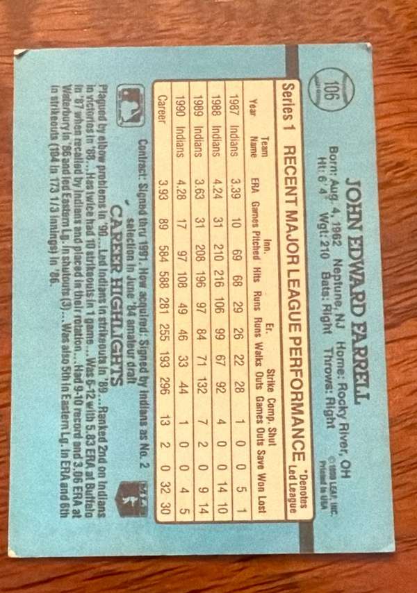 Card back
