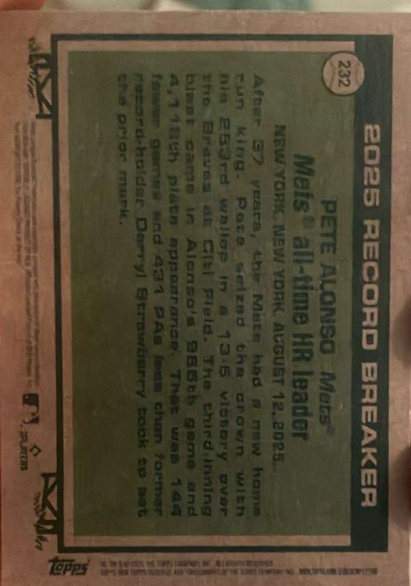 Card back