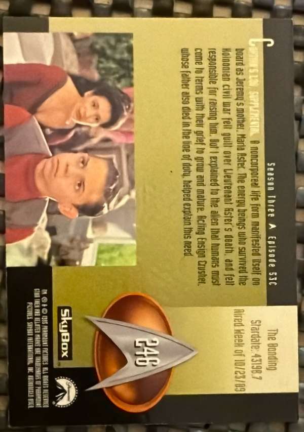Card back