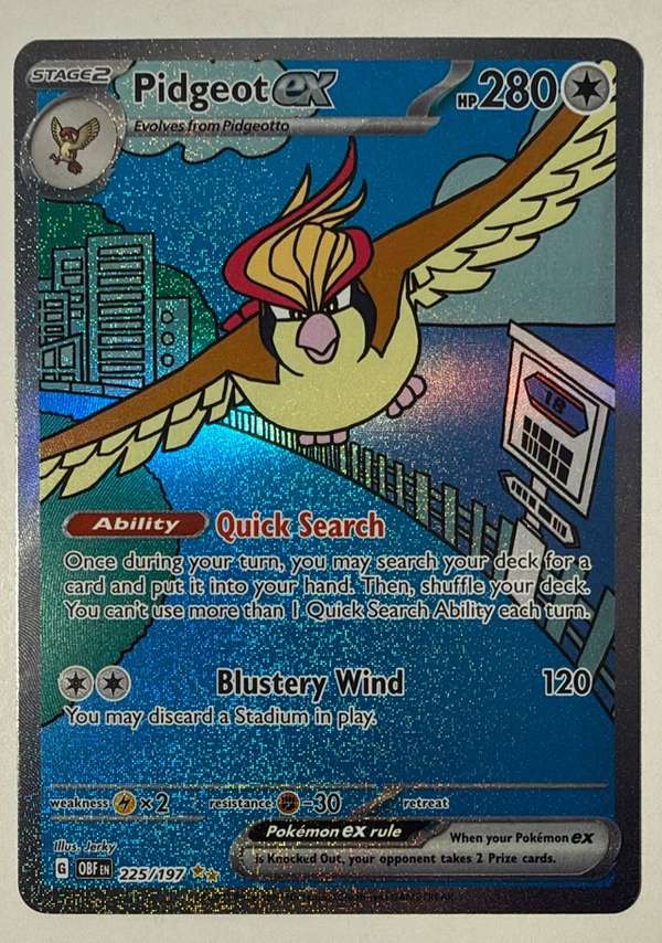 #225/197 Pidgeot ex