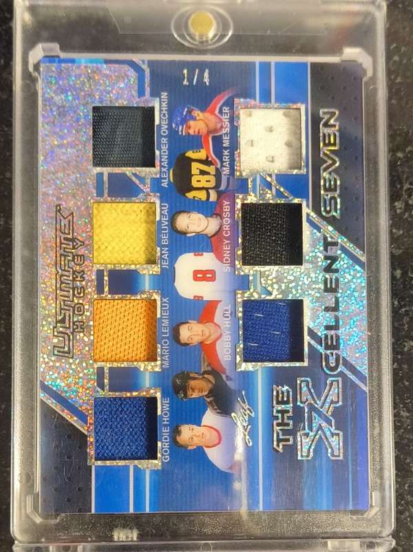 #X7-2 gordie howe, Jean Beliveau, Mario Lemieux, Bobby Hull, Sidney Crosby, Mark Messier, Alexander Ovechkin