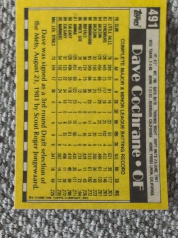 Card back