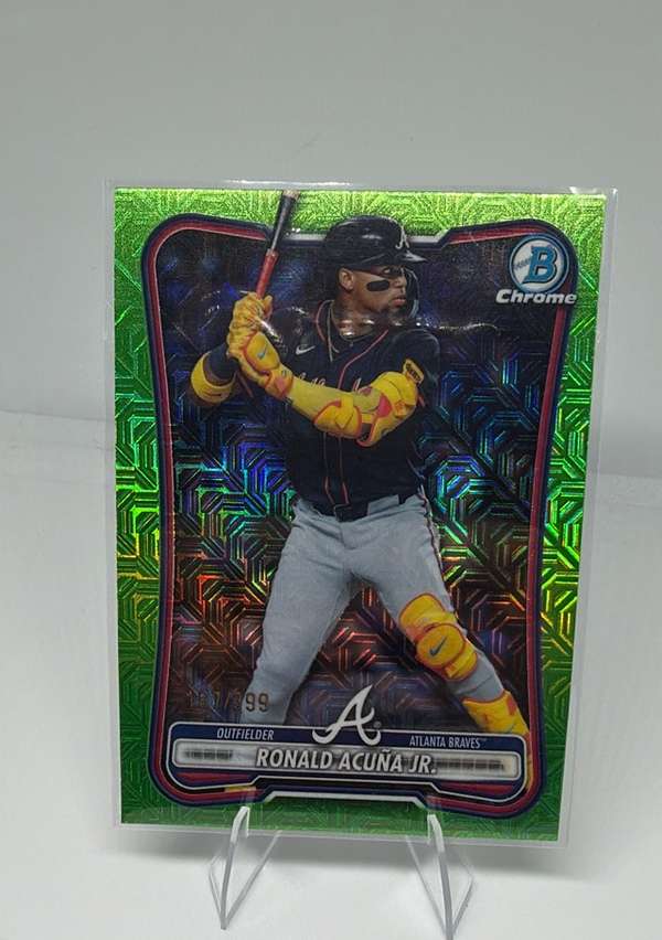 #23 Topps Bowman Chrome 2026 Ronald Acuna Jr. Atlanta Braves Green #23 /399