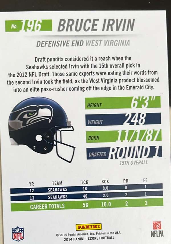 Card back