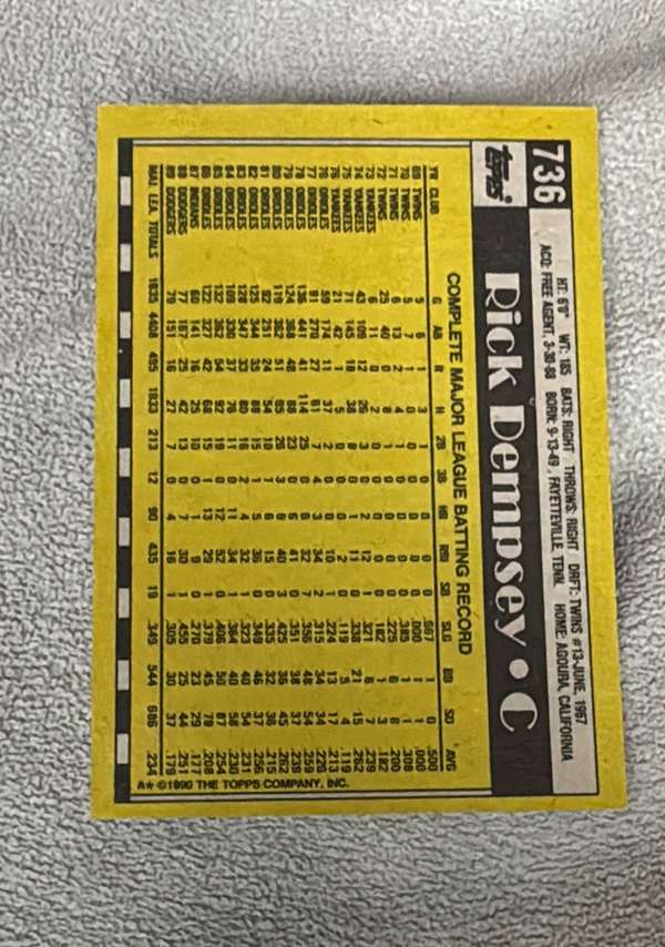 Card back