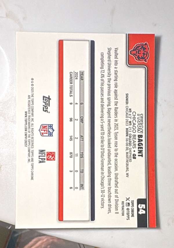 Card back