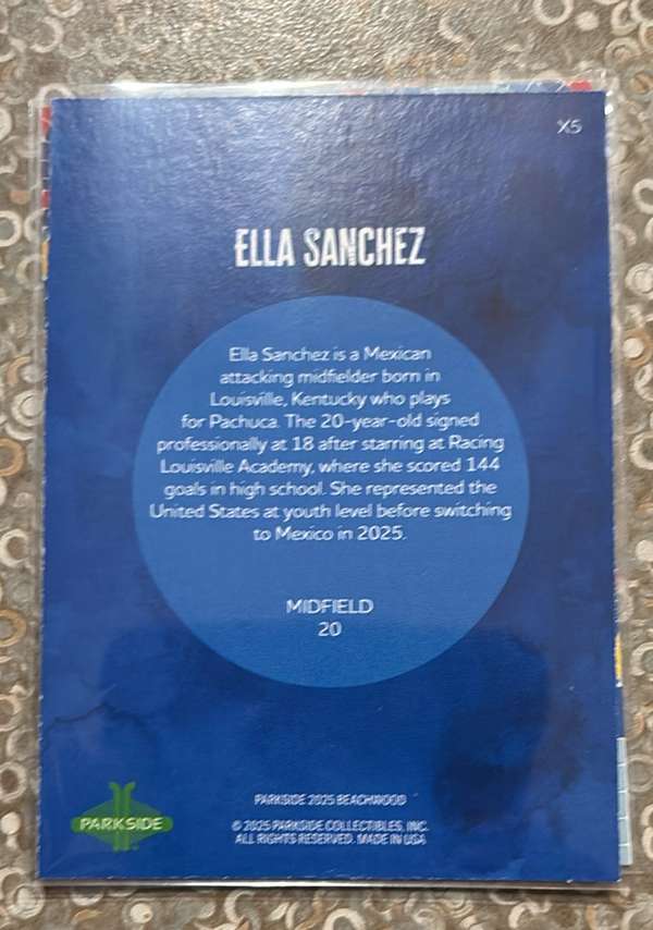 Card back