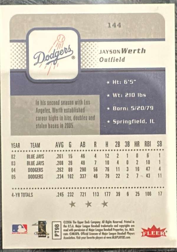 Card back