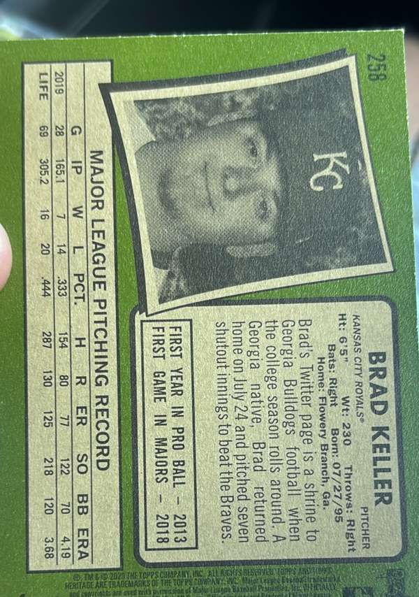 Card back