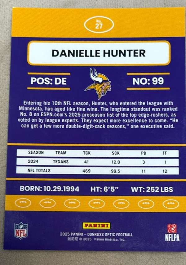 Card back