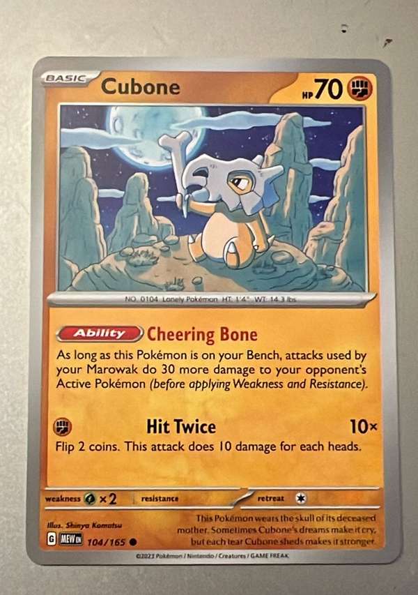 #104/165 Cubone
