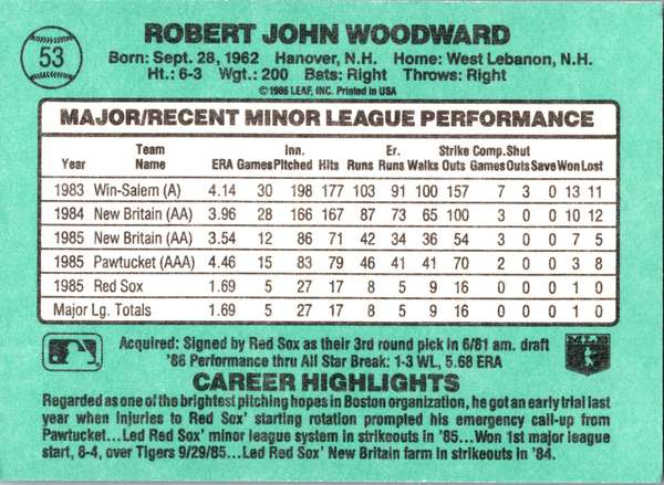 Card back