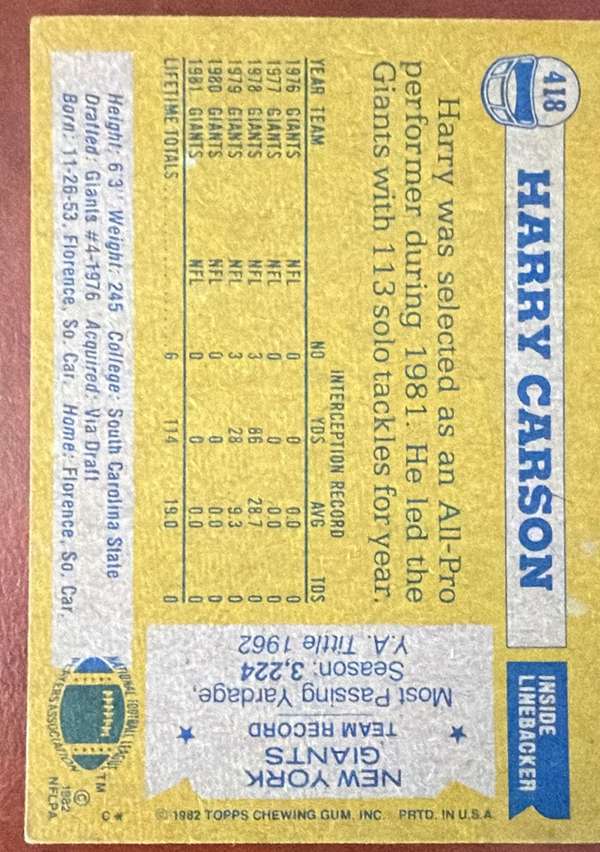 Card back