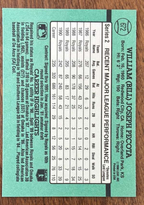 Card back