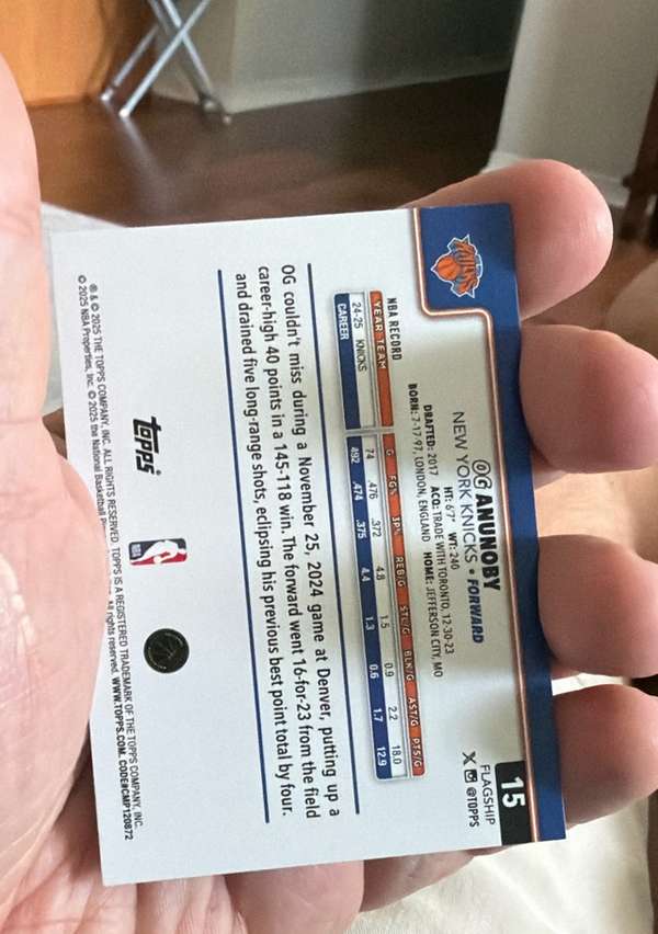Card back
