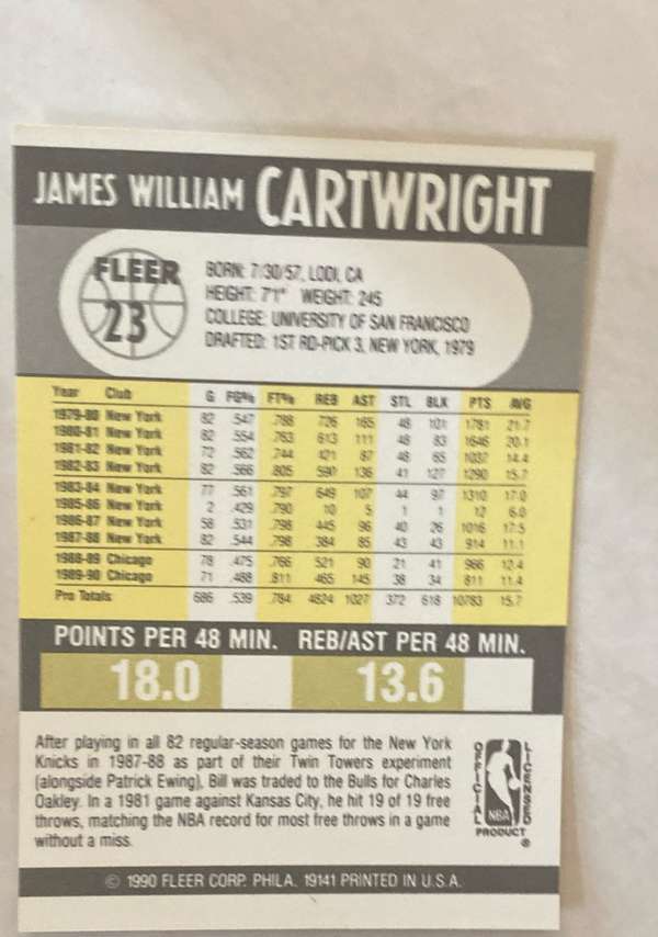 Card back
