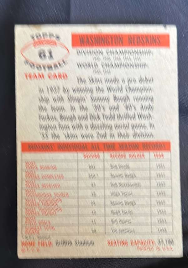Card back