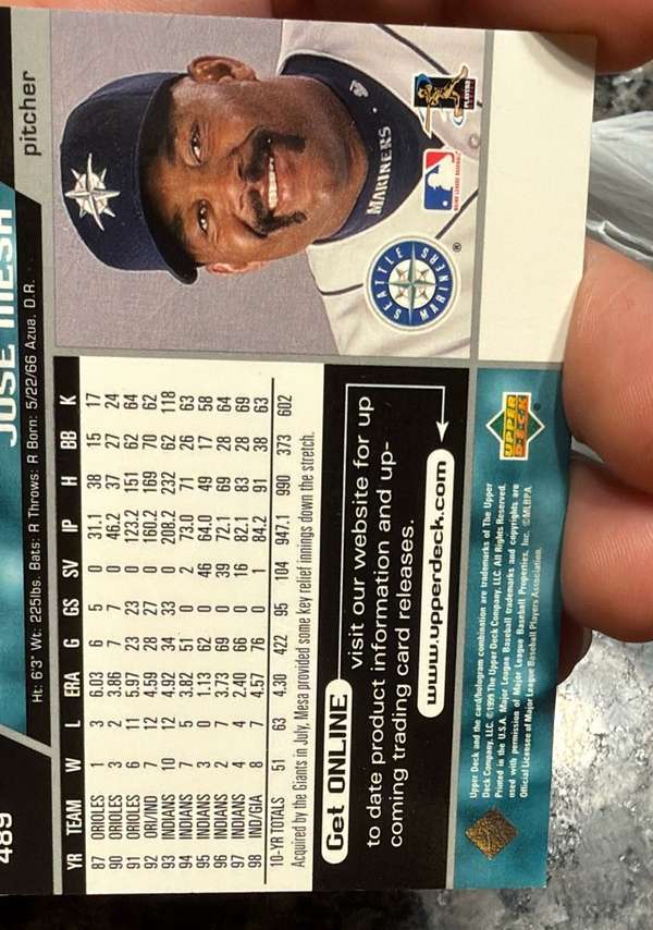 Card back