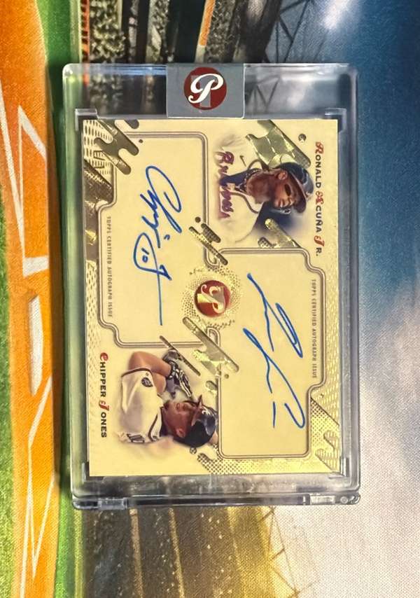 #1/1 PPDA-RA Ronald Acuña Jr. Chipper Jones 1/1 Superfractor
