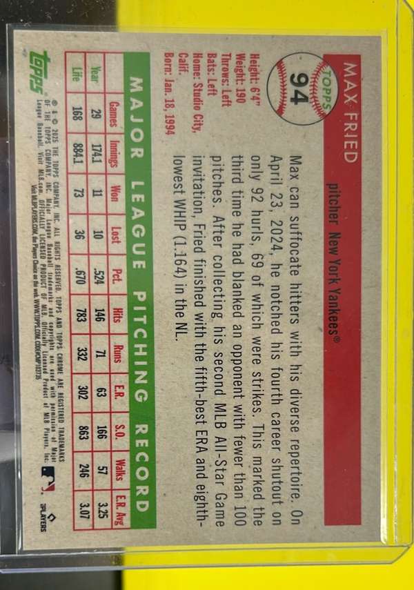 Card back