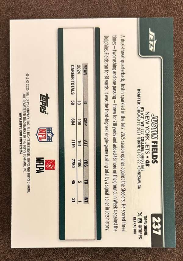Card back