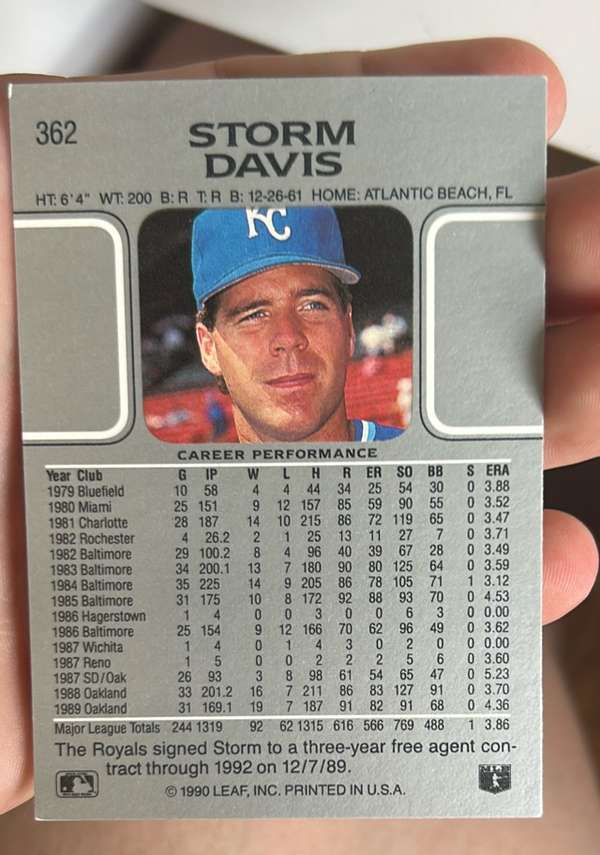 Card back