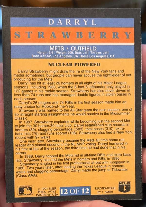 Card back