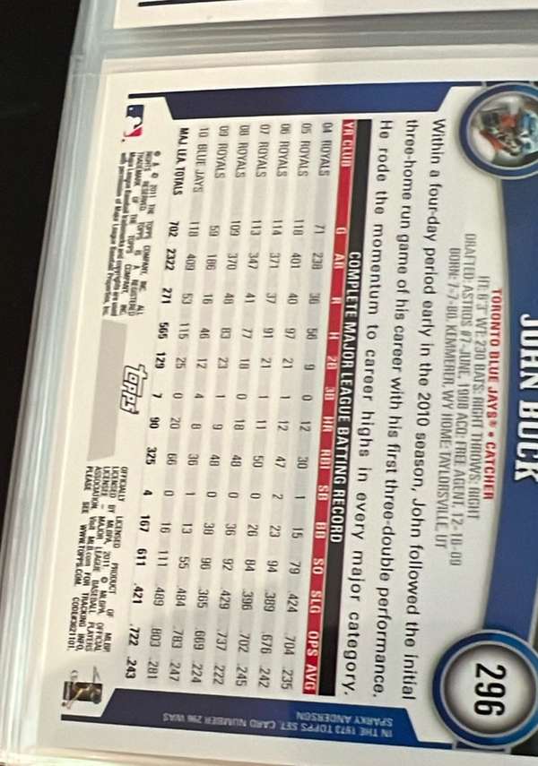 Card back