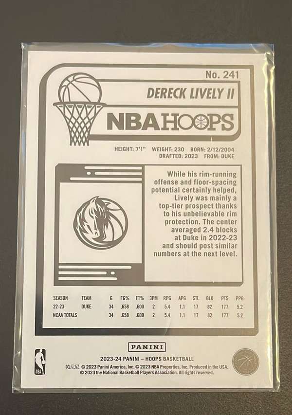 Card back