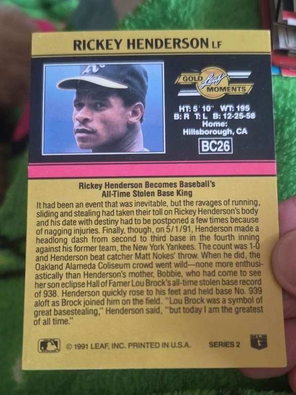Card back