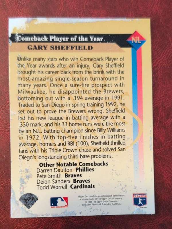 Card back
