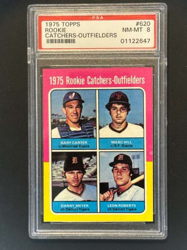 #620 1975 Rookie Catchers-Outfielders (Gary Carter / Marc Hill / Danny Meyer / Leon Roberts)