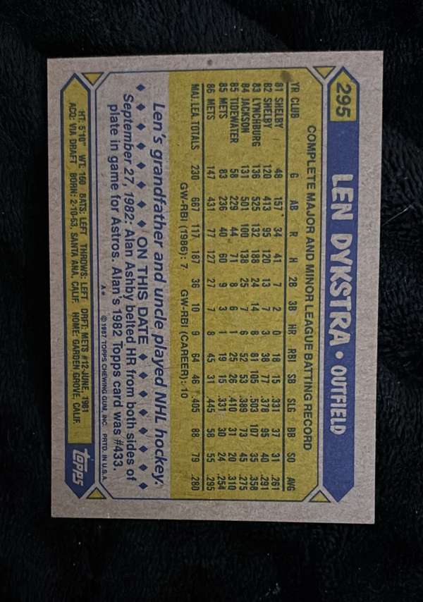 Card back