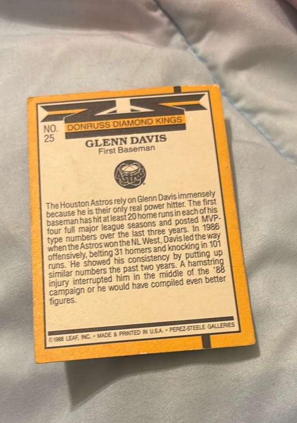 Card back